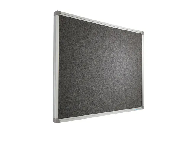 Prikbord 90x120cm Grijs Accent Softline Profiel 16mm