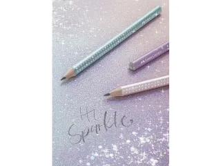 Potlood Faber-Castell Jumbo grip Sparkle ocean metallic - 5