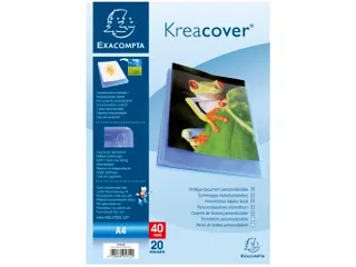 Showalbum Kreacover PP 20 tas A4 blauw - 4