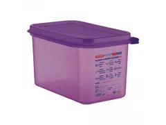 Araven Voedseldoos 4.3 liter 1/4 GN 150mm 325x176mm Paars
