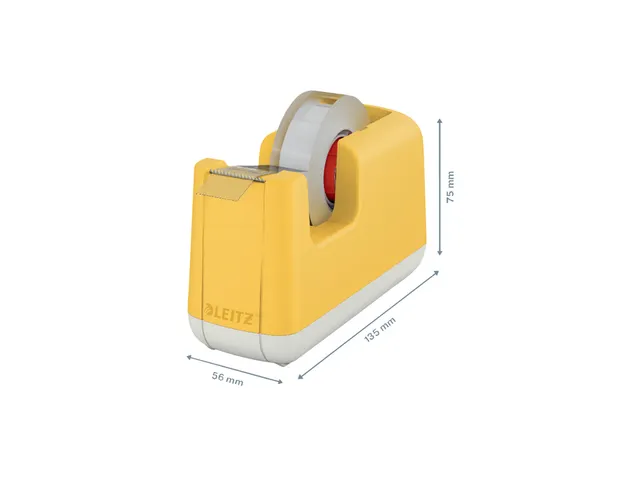 Plakbandhouder Leitz Cosy geel