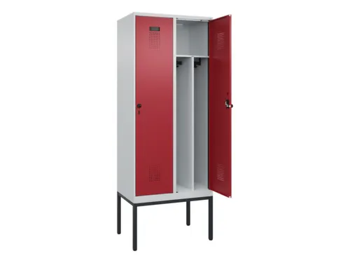 locker voor scheiding van kleding,HxBxD 2120x800x500mm,2vak