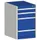 ladekast HxBxD 800x525x650mm 4laden romp RAL7035 front RAL5010