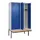 locker met bank,voor scheiding van kleding,HxBxD 2120x1200x815mm,4vak