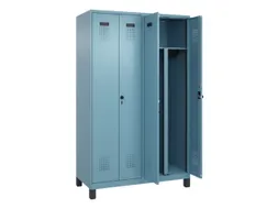 PBM-locker,HxBxD 1950x1200x500mm,4vak,vak B 300mm,draaigrendel