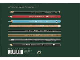 Bewaarblik Faber-Castell geschikt voor 36 potloden. Voorzien van 3 inl - 6