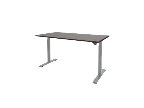 Dextro Basic Zit-sta Bureau Elektrisch 120x80 Logan Eiken 25mm Alu