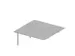 table de rallonge,p. bureau Bench à 4 pieds,HxlxP 730x1600x1600mm