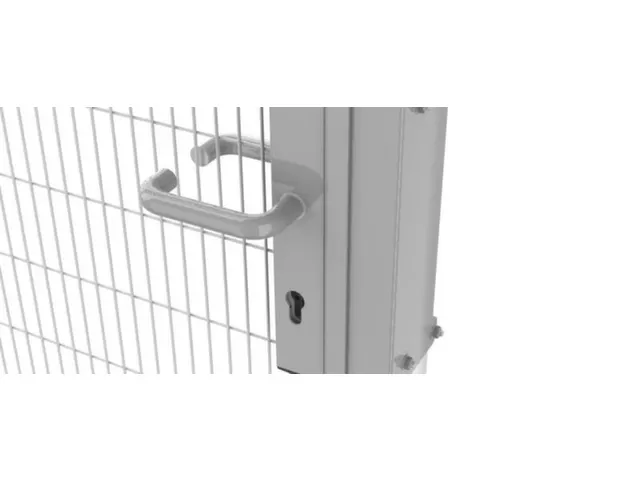 Draaideur Veiligheidshek B 800mm Smart Fix Cilinderslot 1400 Mm