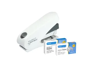 Nietmachine Rapesco Germ-Savvy Less Effort Eco Luna antibacterieel wit - 1