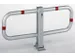 Barrière De Parking Rabattable Acier Lxh Utiles 950X450Mm À Cheville