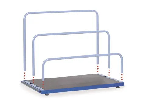 Platenstandaard 4365 - Zonder Beugels 1200kg 1600x800mm