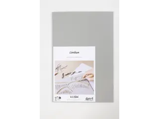 Creativ Company Linoleum 20x30cm dikte 3 mm, Grijs 2 stuks - 3