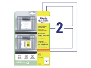 Avery Zweckform 8002 Voorbedrukte positioneeretiketten 160x120mm 10 st - 1