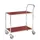 Tafelwagen,Draagverm. 150Kg,2Etage(S),Etage(S) Melaminecoating,Rood