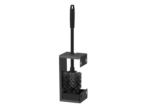 Toiletborstelhouder Quartzline RVS zwart 448951