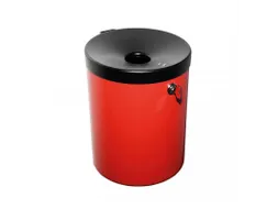 wandasbak,HxØ 250x180mm,romp staal,romp rood