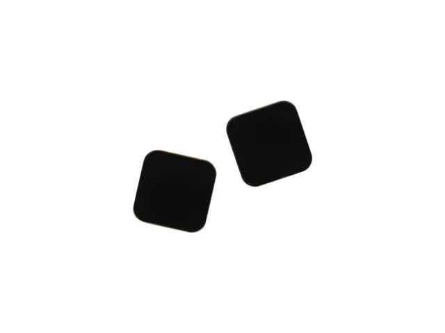 #*Magneten Naga 25x25mm vierk.acrylic set a 2st. zwart super sterk