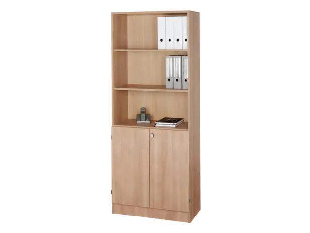 combikast,HxBxD 2004x800x420mm,3 OH,dubbele vleugeldeur,3xhouten vloer