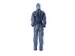 Combinaison de protection PP non tissé zippée Taille M Bleu 50 pcs