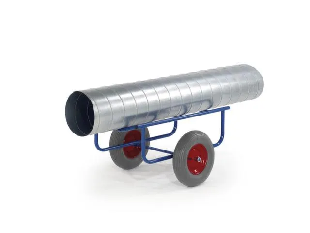 Kar Voor Rollen/tapijt 250kg 500x1000x500mm Luchtbanden Ral5010