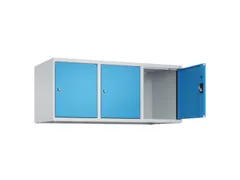 opzetkast,v. locker,3vak.,vak B 400mm,HxBxD 500x1200x500mm