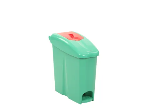 Sanitaire Pedaalemmer Binny 17p Groen Rood 17 Liter