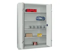 Armoire grand espace à portes pliantes RAL7035 façade RAL7035