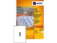 Etiket Avery Dp 001-100 210x297mm Kopieren wit 100 Stuks