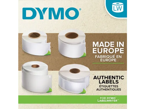 Etiket Dymo 99014 LabelWriter 54x101mm 6 rollen á 220 stuks wit