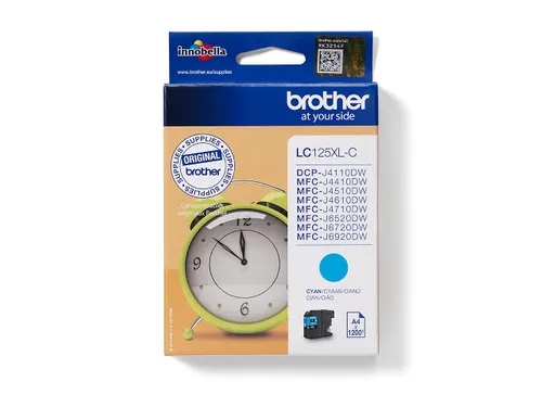 Inktcartridge Brother LC-125XLC blauw HC