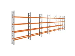 palletstelling,basis+5xaanbouw,HxBxD 4620x16900x750mm,vakl. 3000kg