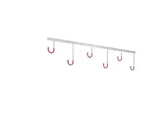 OUTLET Fiets-Hangrek 6Plaatsen L 1900Mm Plafondmontage - 3