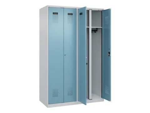 locker voor scheiding van kleding,HxBxD 1850x1200x500mm,4vak