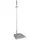 Vikan Hygiene stofblik met rechtopstaande aluminium steel 75cm Grijs