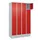 lockerkast,HxBxD 1950x1200x500mm,4x5vakken,vak B 300mm,cil.-slot