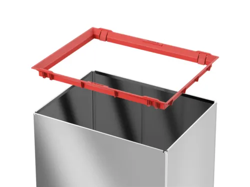 RVS afvalbakken,52l,HxBxD 763x339x260mm,romp RVS