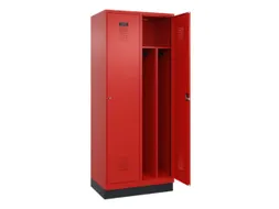 locker voor scheiding van kleding,HxBxD 1950x800x500mm,2vak