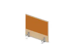 opzetpaneel bureau aanbouw zijkant NE-esdoorn BN3005-geel 600mm