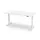 Elektrisch ihv bureau,HxBxD 730-1180x1600x800mm,blad wit,T-voet wit