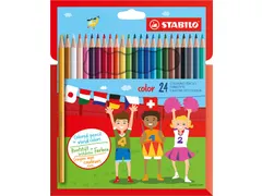 Crayons de couleur STABILO 979 Color assorti étui carton 24 pièces