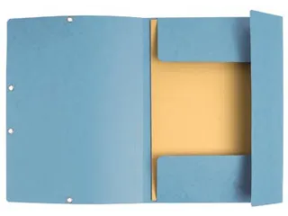 elastomap 3 kleppen A4 karton assorti kleuren, pak van 10 stuks - 2