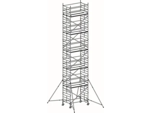 rolsteiger,reik H 12,4m,steiger H 11,64m,5platform(s),m. luik