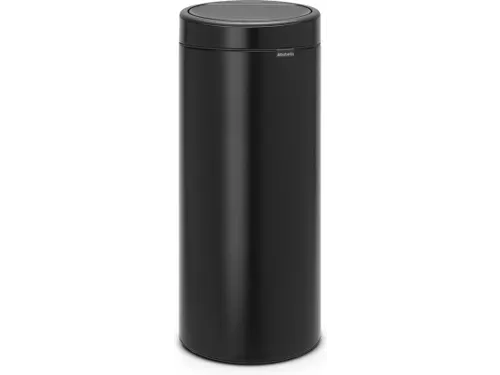 Touch bin New Prullenbak 30 Liter Mat Zwart