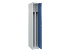 Armoire vestiaire 1850x300x500mm 1 compartiment RAL7035/RALRAL5023