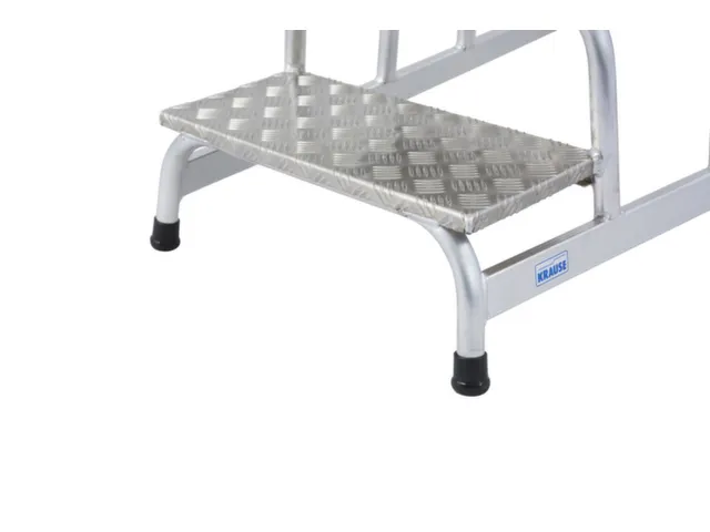 Marchepied industriel H 400mm 2 marches aluminium