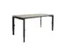 Bureau Linesto N3 hoogte instelbaar 140x80cm Lichtgrijs, poot Zwart