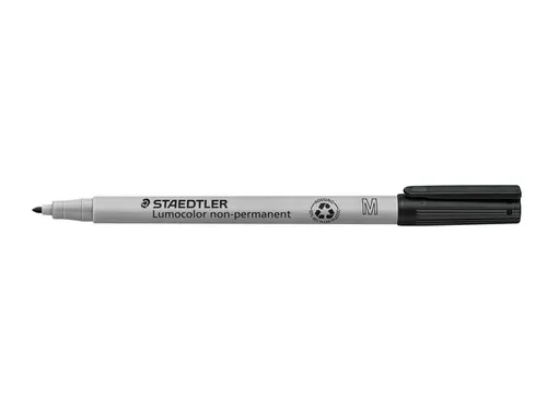 Viltstift Staedtler OHP Lumocolor 315 non permanent M 1.0mm Zwart