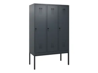 schoollocker,HxBxD 1950x1200x500mm,3vak,vak B 400mm,draaigrendel - 2