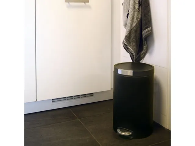 Pedaalemmer Artistic Step Bin 30 Liter Mat Zwart